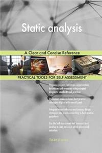 Static analysis A Clear and Concise Reference