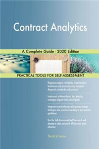 Contract Analytics A Complete Guide - 2020 Edition