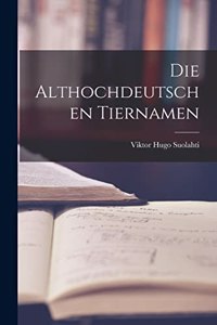 Althochdeutschen Tiernamen