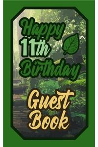 Happy 11th Birthday Guest Book