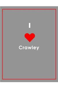 I Love Crawley Notebook