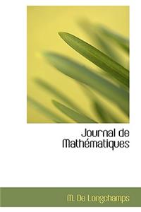 Journal de Math Matiques