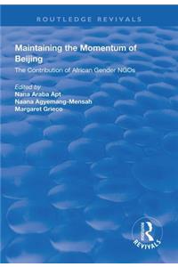 Maintaining the Momentum of Beijing