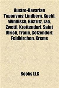 Austro-Bavarian Toponyms