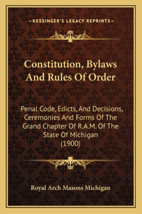 Constitution, Bylaws And Rules Of Order