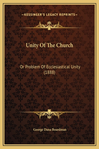 Unity Of The Church