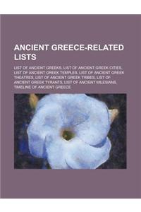 Ancient Greece-Related Lists