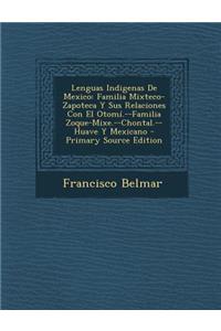 Lenguas Indigenas de Mexico