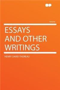 Essays and Other Writings