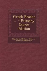 Greek Reader ...