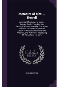 Memoirs of Mrs. ... Newell