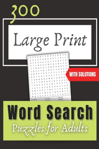 300 Large Print Word Search