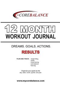 12-Month Workout Journal