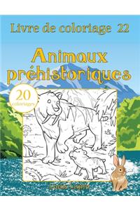 Livre de coloriage animaux préhistoriques