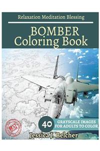 BOMBER Coloring book for Adults Relaxation Meditation Blessing