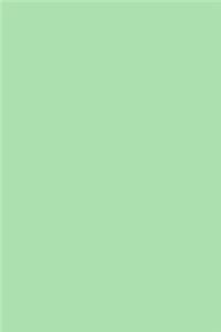 Journal Light Celadon Green Color Simple Plain Green
