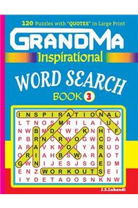 GRANDMA Inspirational WORD SEARCH Book