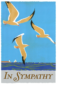 In Sympathy - Soaring Birds: Le Fall Card Spring 2015