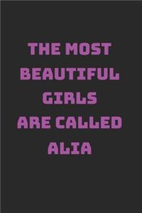 Alia Girl Woman Notebook