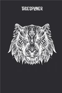 Tagesplaner mit Tiger Mandala