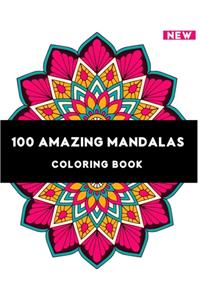 100 Amazing Mandalas, Coloring Book