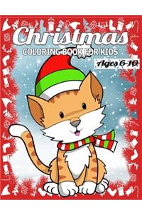 Christmas Coloring Book for Kids Ages 6-10
