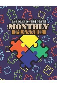 2020-2022 Monthly Planner