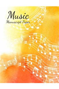 manuscript music notebook