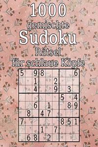 1000 gemischte Sudoku Rätsel für schlaue Köpfe