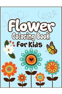 Flower Coloring Book for Kids