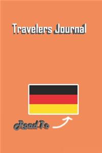 Travelers Journal - Road To Germany Notebook Birthday Gift