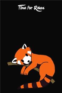 Time for Relax Red Panda