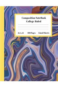 Composition Notebook College Ruled Lined Sheets
