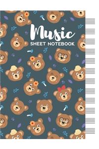 Music Sheet Notebook