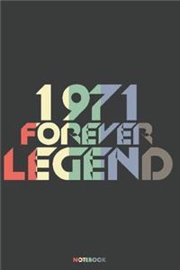 1971 Forever Legend Notebook