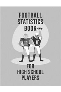 Football Statistics Book For High School Players
