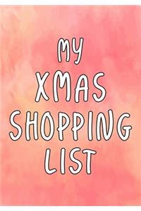 My Xmas Shopping List