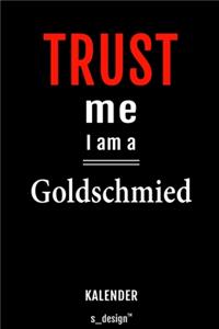Kalender für Goldschmiede / Goldschmied / Goldschmiedin