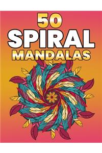 50 Spiral Mandalas