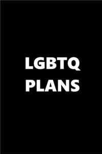 2020 Weekly Planner LGBTQ Plans Black White 134 Pages