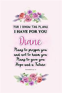 I know the plans I have for you Diane