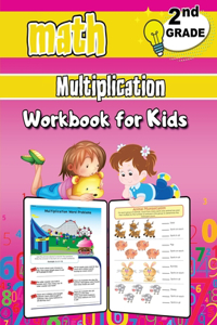 Math Multiplication Workbook for Kids - 2nd Grade