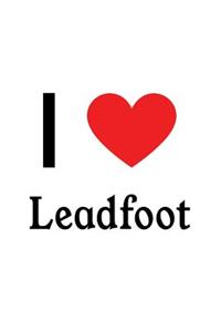 I Love Leadfoot: Transformers Designer Notebook