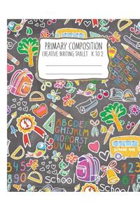 Primary Composition Creative Writing Tablet K to 2