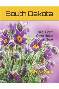 South Dakota Real Estate Open House Guest Book: Spaces for Guests