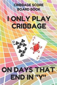 Cribbage Score Board Book