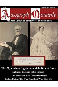 Autograph Quarterly Magazine Volume Two Issue One