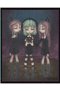 SketchBook! Witchy Sisters Blank Doodle Journal