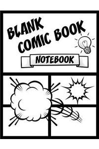 Blank Comic Book Notebook