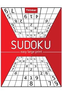 Thinker Sudoku Easy Large Print